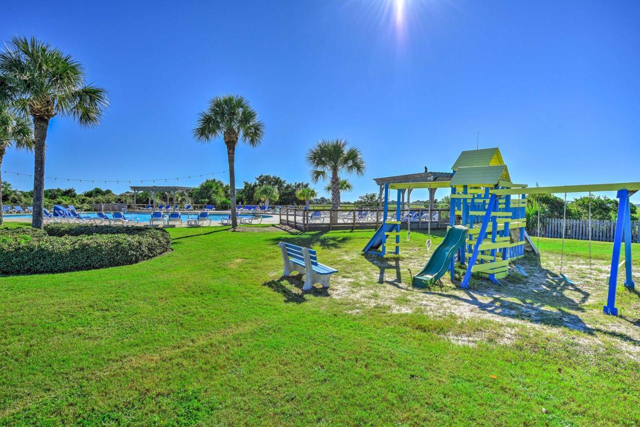 Harbor Island Condo With Deck - Steps To Beach! Oceanmarsh Subdivision 외부 사진