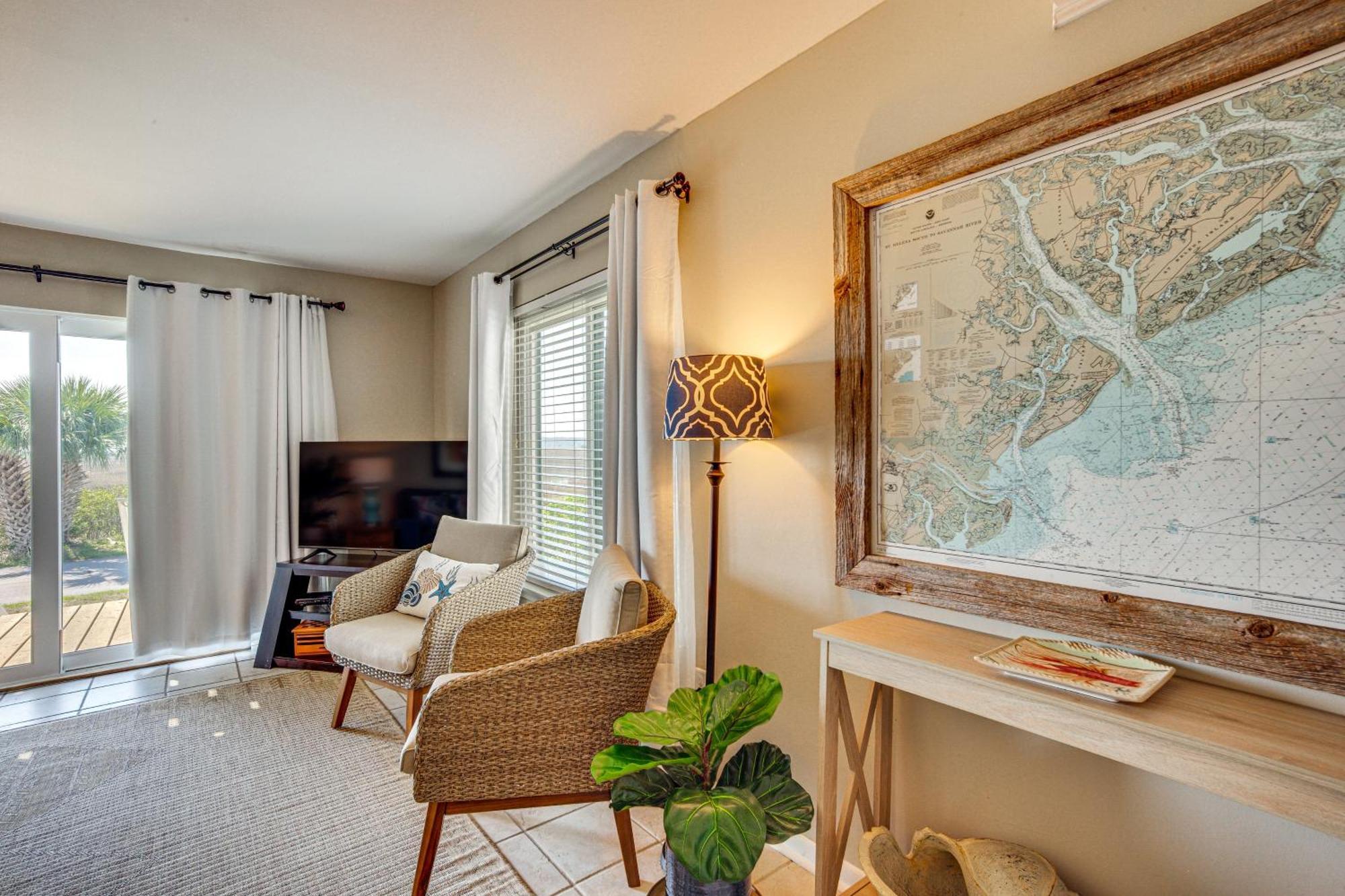 Harbor Island Condo With Deck - Steps To Beach! Oceanmarsh Subdivision 외부 사진