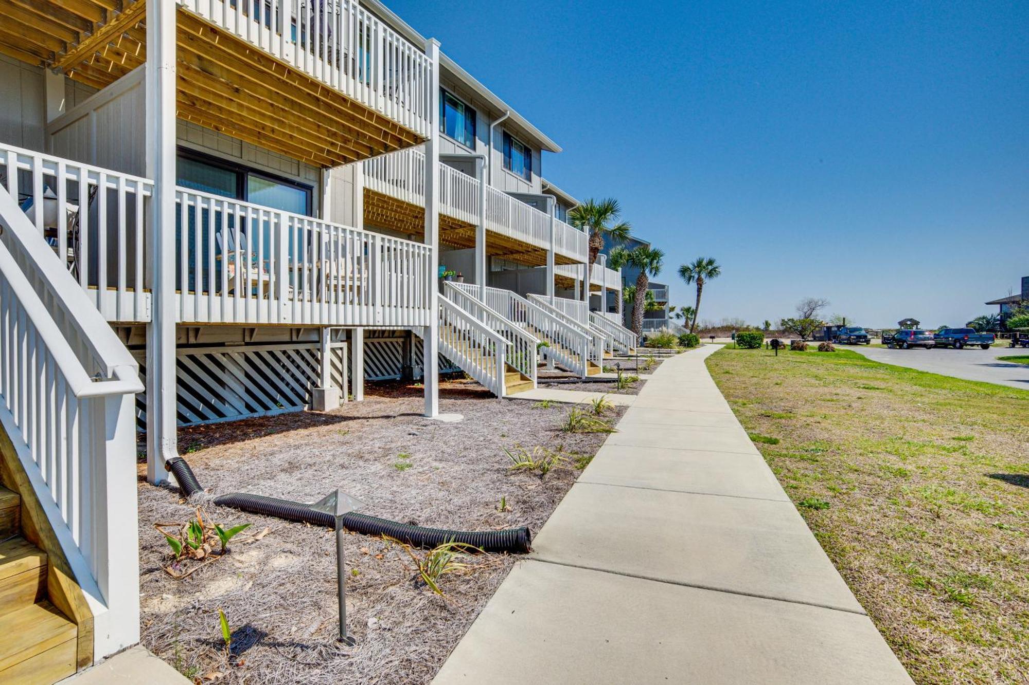 Harbor Island Condo With Deck - Steps To Beach! Oceanmarsh Subdivision 외부 사진